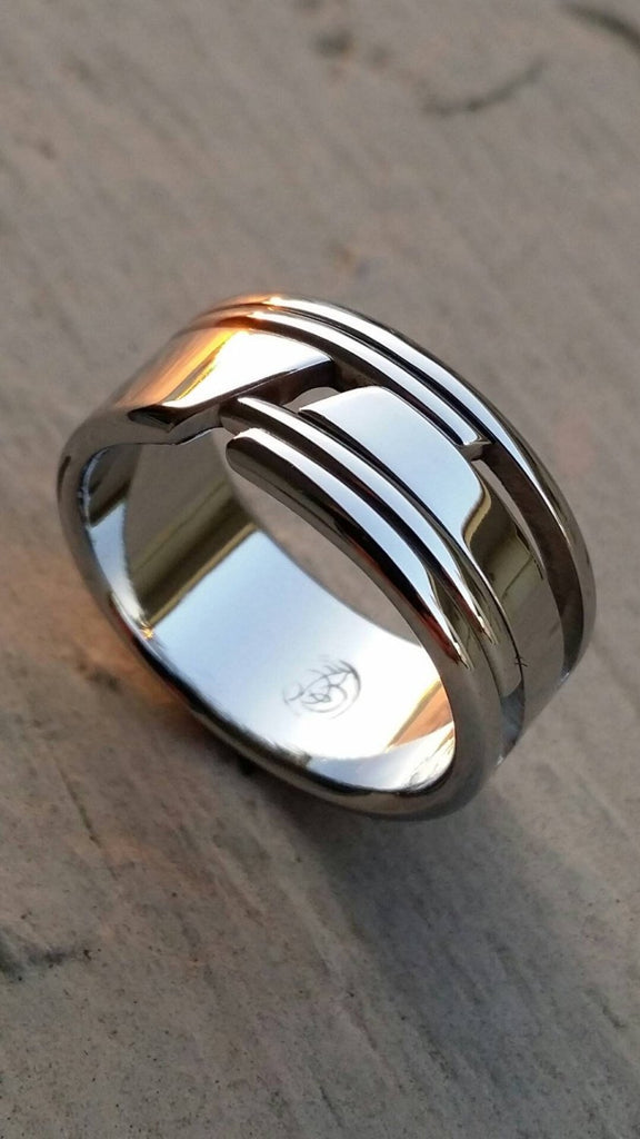 19 CHIC handmade stainless steel ring (not casted