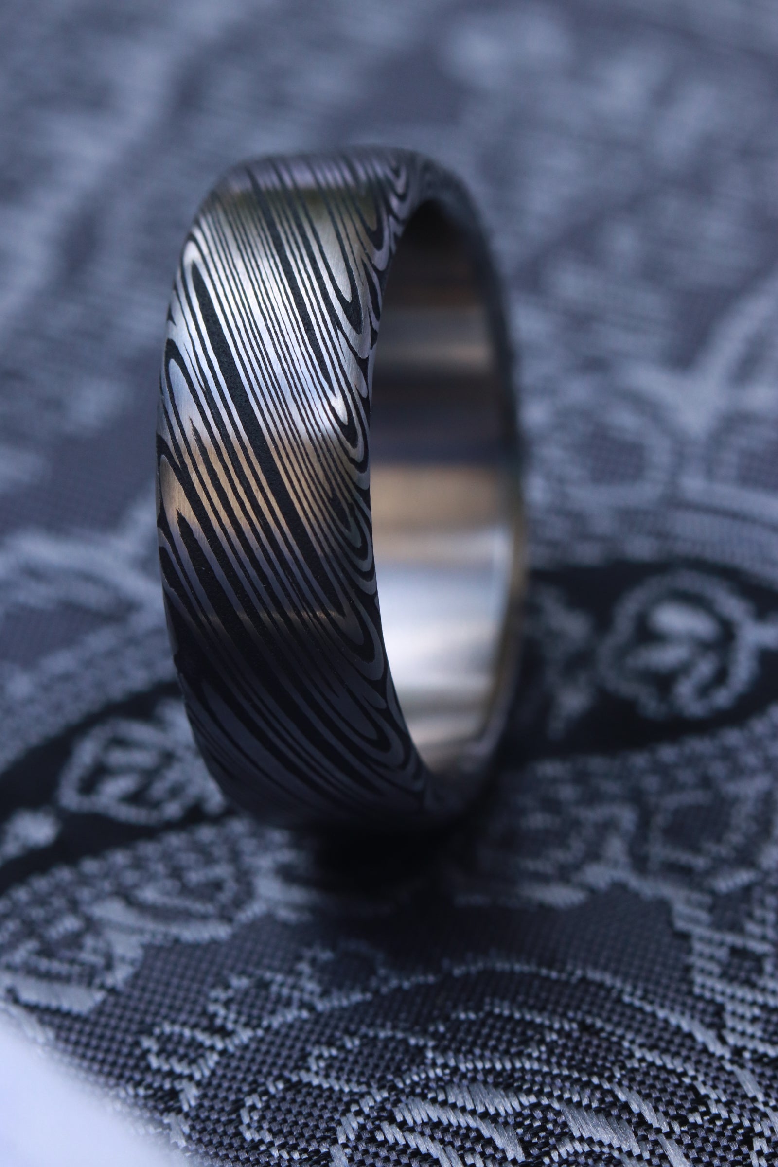 Damascus steel ring Stainless steel Damascus LEAF Customizable ring! –  JBlunt Designs, Inc.