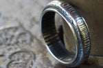 Stainless Damascus damasteel ring rustic antique ring hypoallergenic mens wedding band